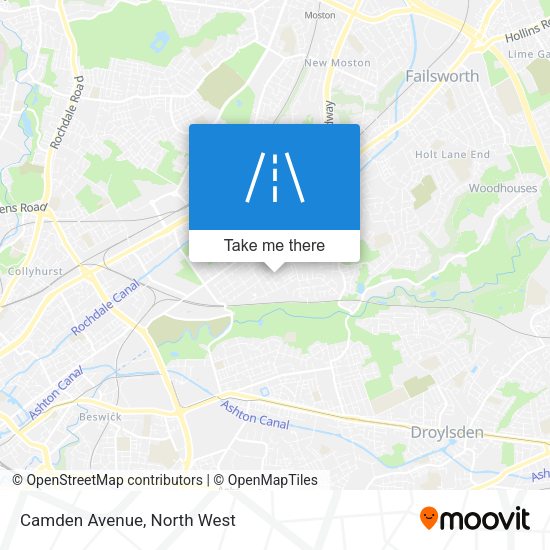 Camden Avenue map
