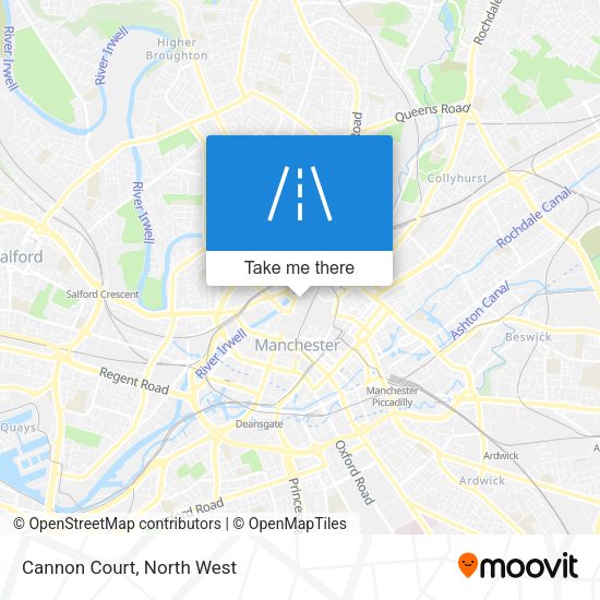 Cannon Court map