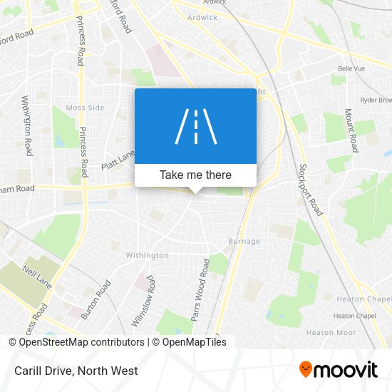 Carill Drive map