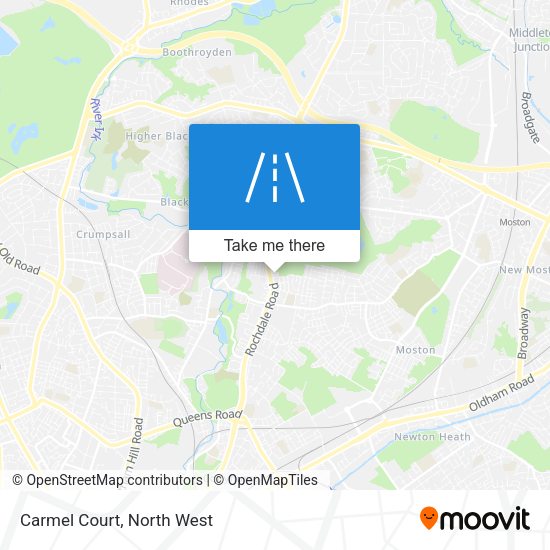 Carmel Court map