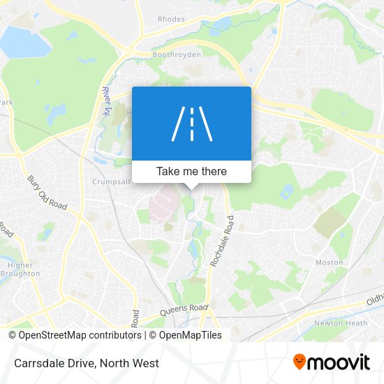 Carrsdale Drive map