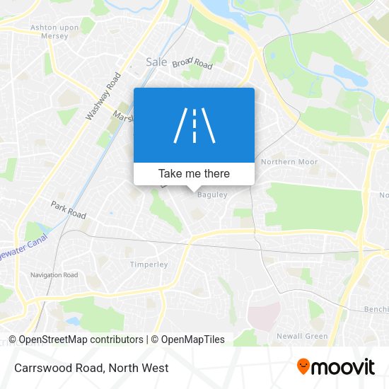 Carrswood Road map