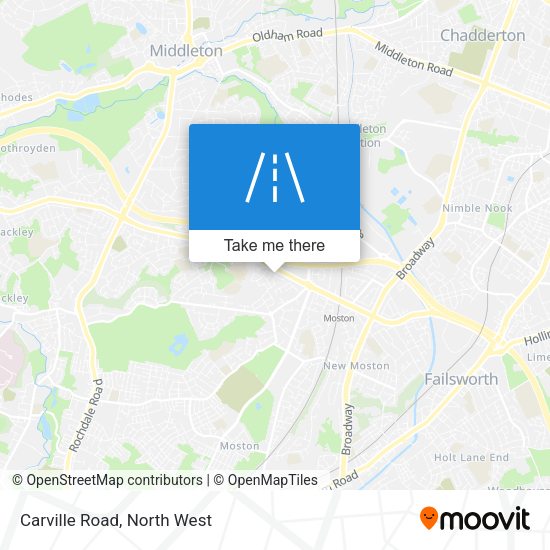 Carville Road map