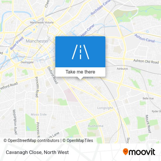 Cavanagh Close map