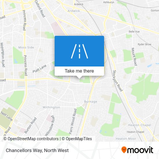 Chancellors Way map