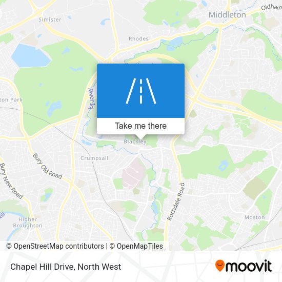 Chapel Hill Drive map