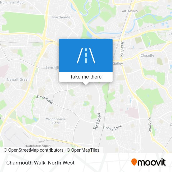 Charmouth Walk map