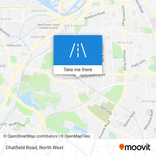 Chatfield Road map
