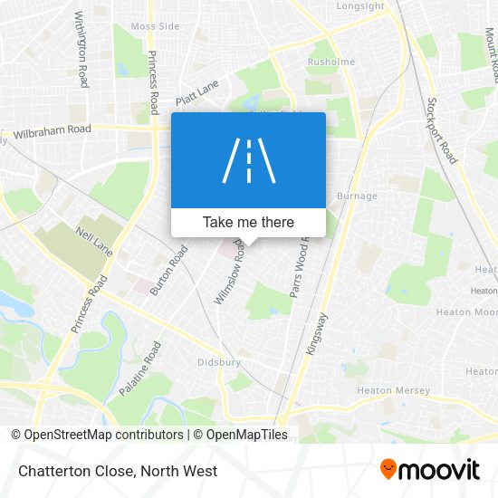 Chatterton Close map
