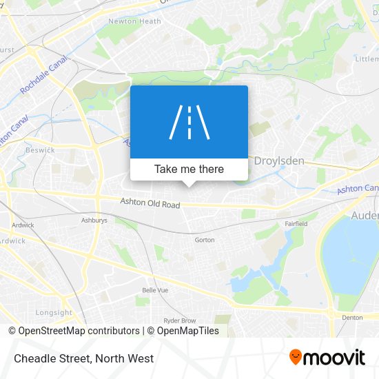 Cheadle Street map