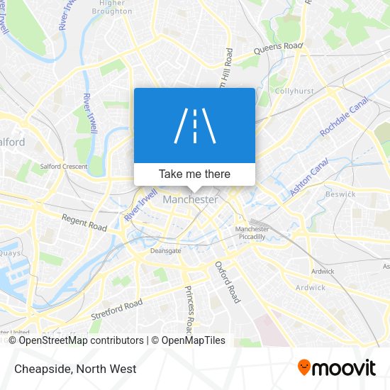 Cheapside map