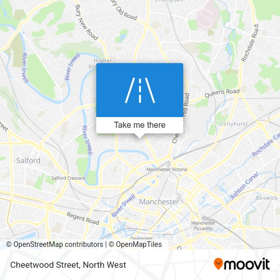 Cheetwood Street map