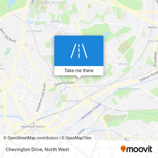 Chevington Drive map