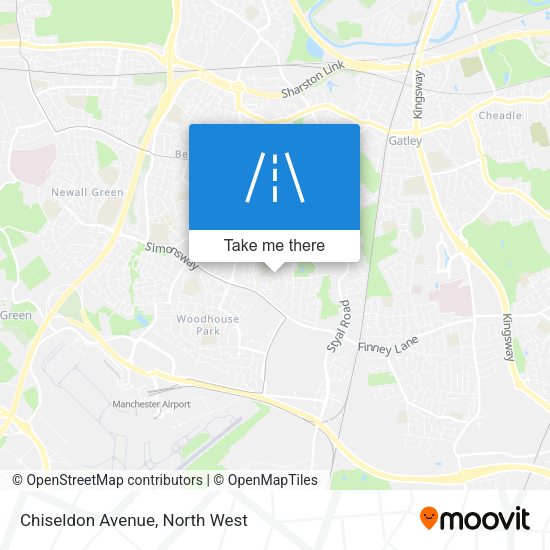 Chiseldon Avenue map