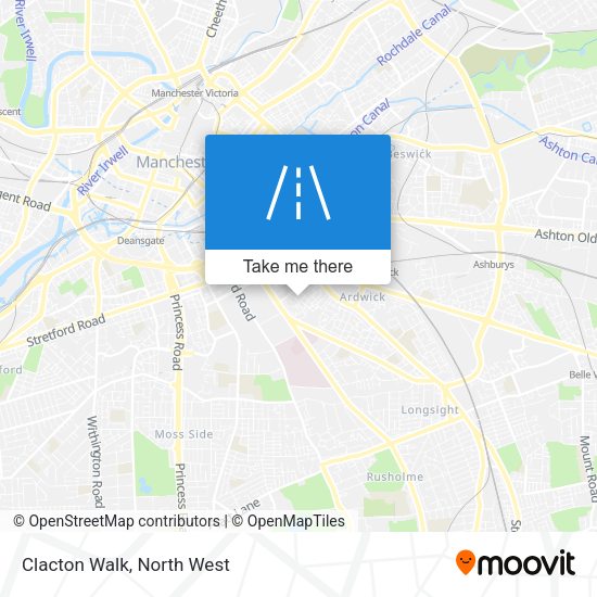 Clacton Walk map