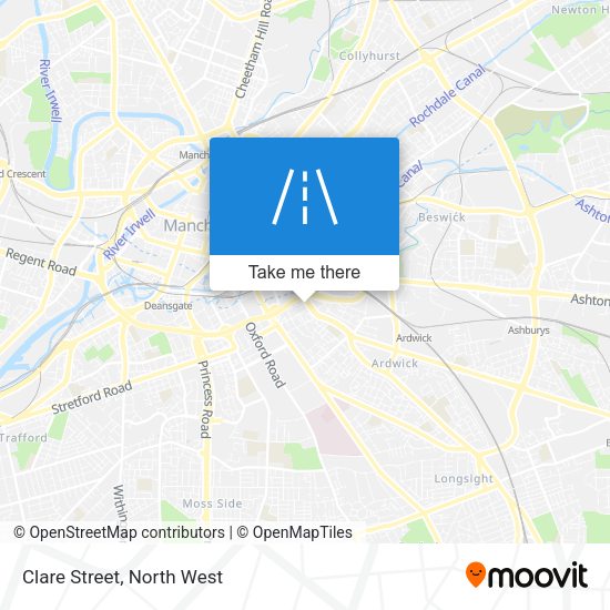 Clare Street map
