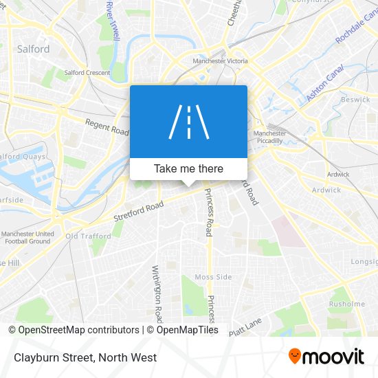 Clayburn Street map