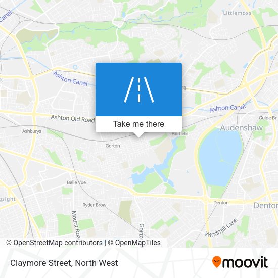 Claymore Street map