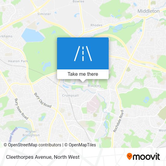 Cleethorpes Avenue map