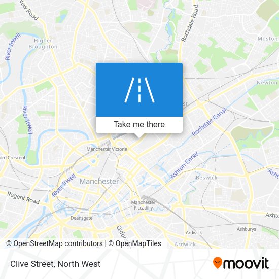 Clive Street map
