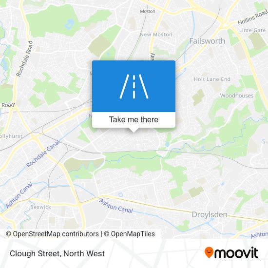 Clough Street map