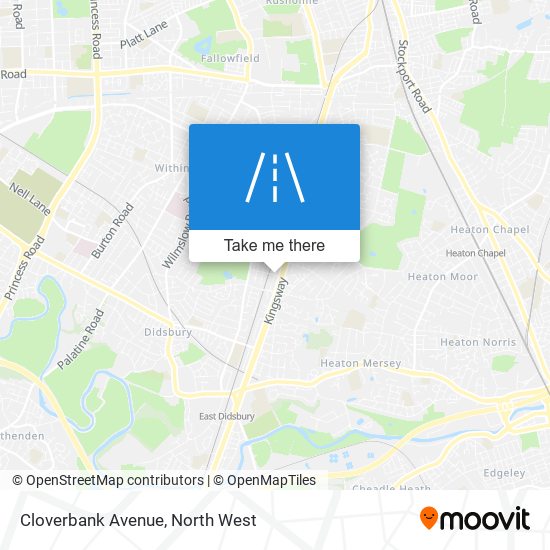 Cloverbank Avenue map