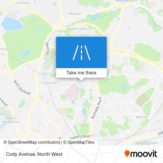 Cody Avenue map