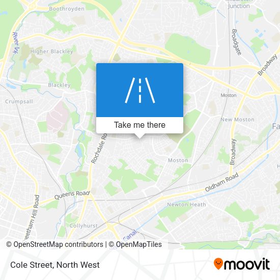 Cole Street map