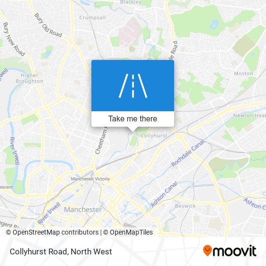 Collyhurst Road map