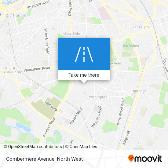 Combermere Avenue map