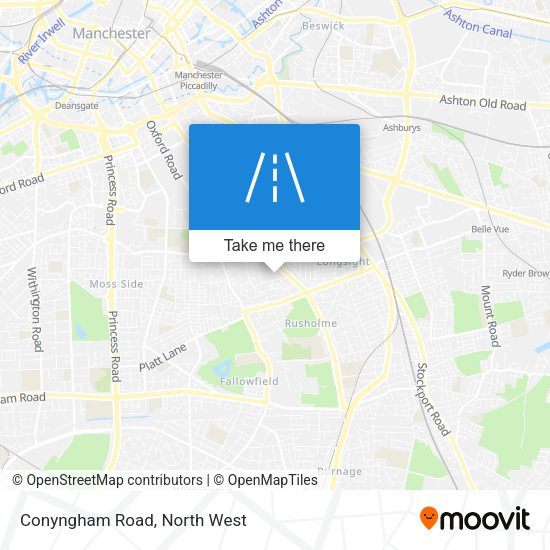 Conyngham Road map