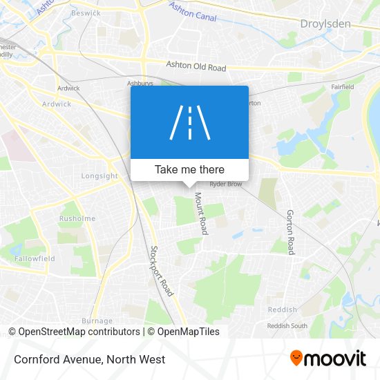 Cornford Avenue map