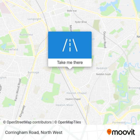 Corringham Road map