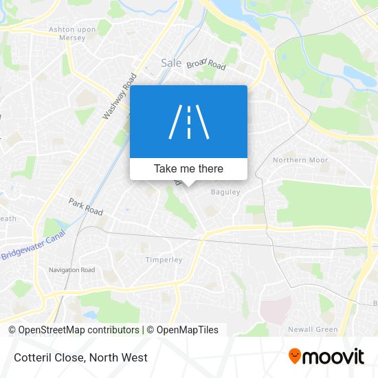 Cotteril Close map