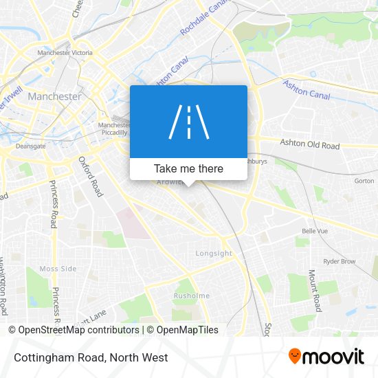 Cottingham Road map