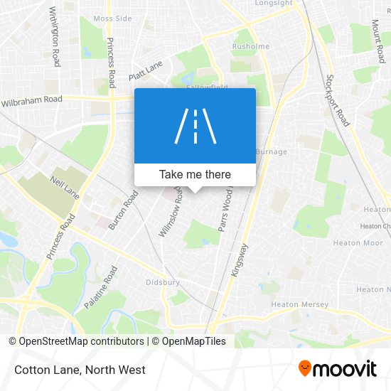 Cotton Lane map