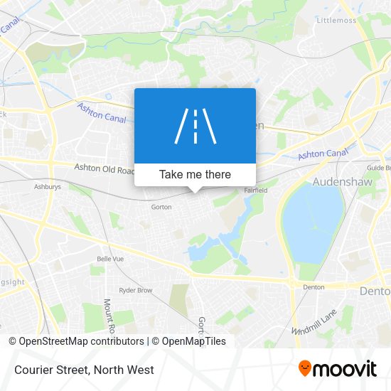 Courier Street map