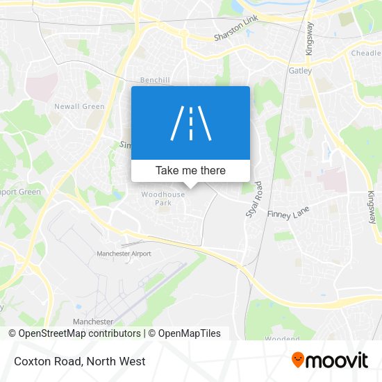 Coxton Road map