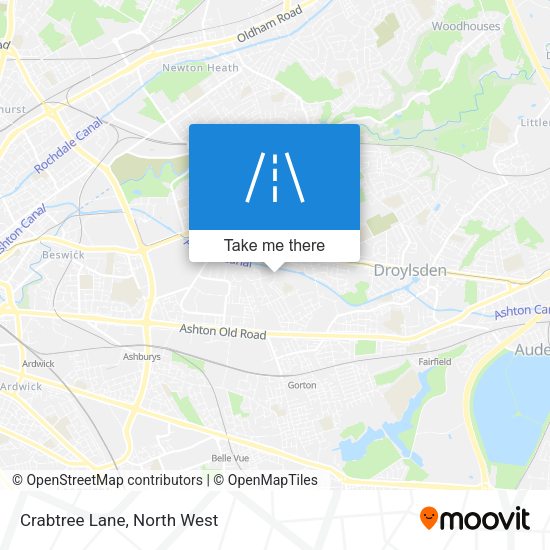 Crabtree Lane map