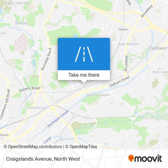 Craigslands Avenue map