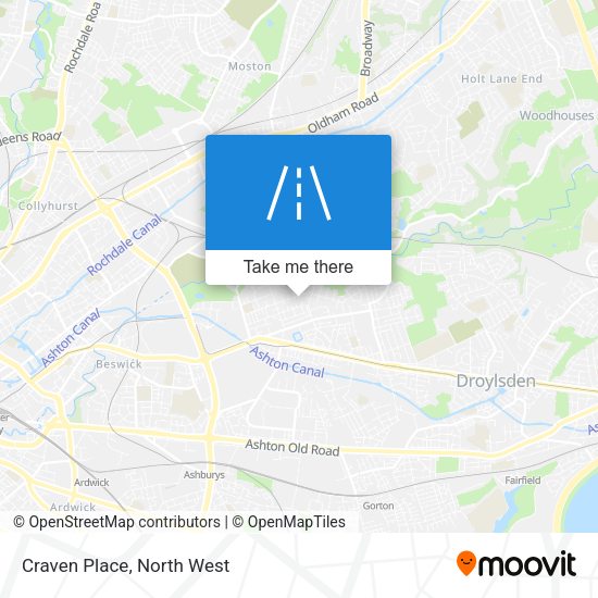 Craven Place map
