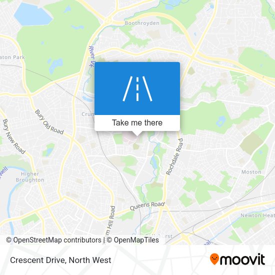 Crescent Drive map