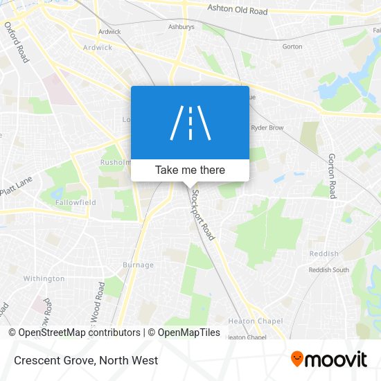 Crescent Grove map