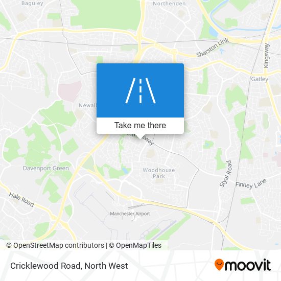 Cricklewood Road map