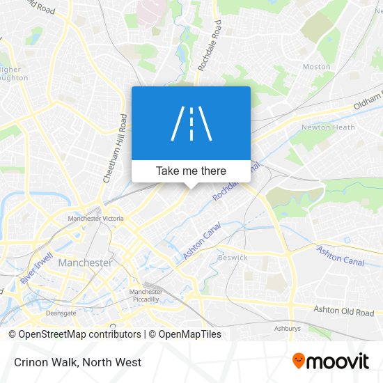 Crinon Walk map
