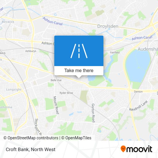Croft Bank map