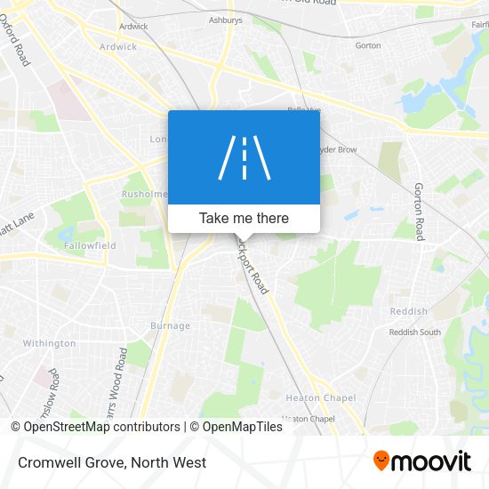 Cromwell Grove map