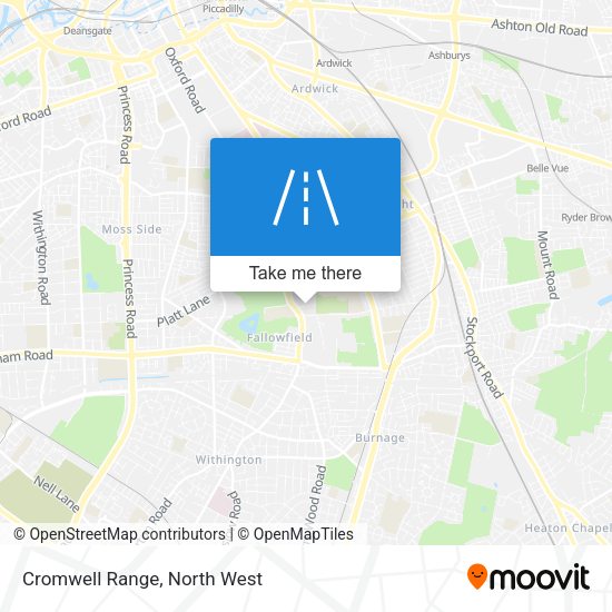 Cromwell Range map