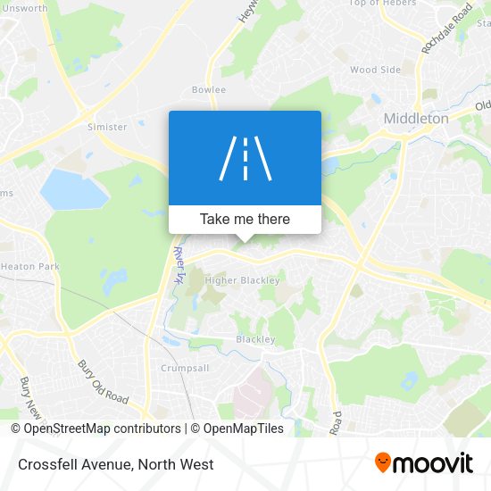 Crossfell Avenue map