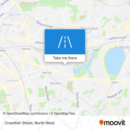 Crowther Street map